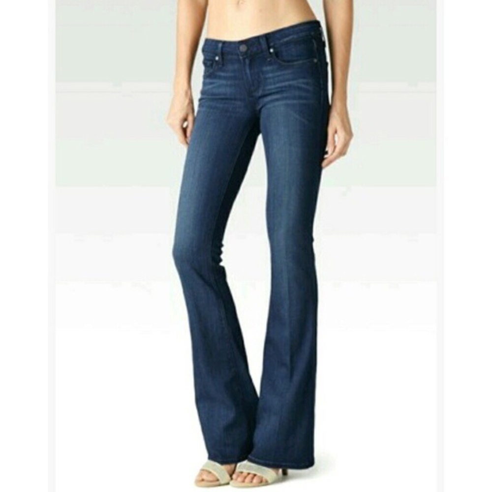 PAIGE | Laurel Canyon Dark Wash Bootcut Jeans